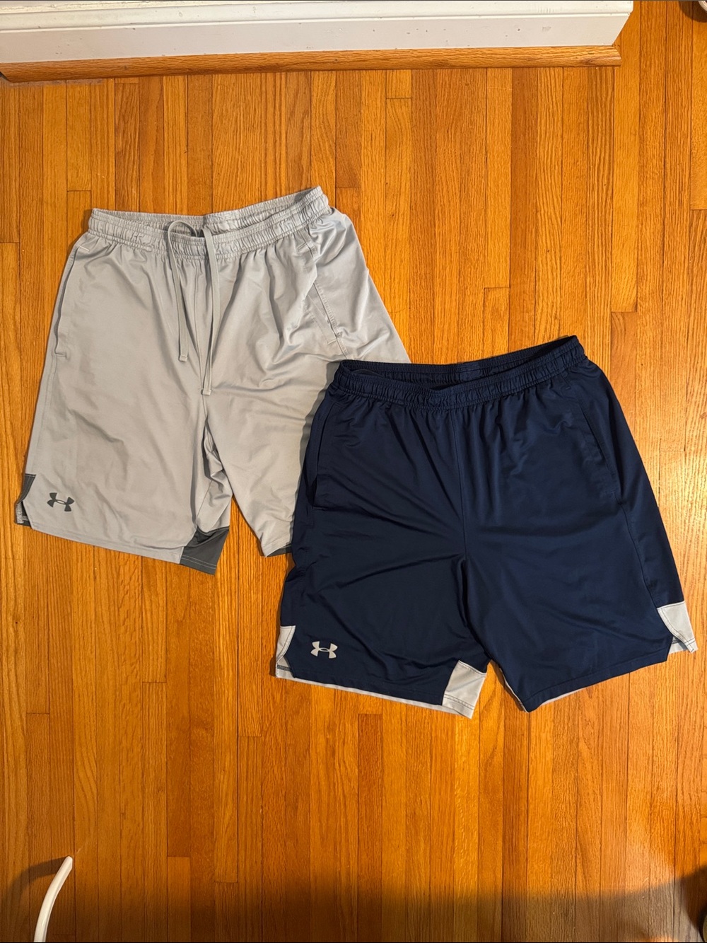 TWO (2) PAIRS of UNDER ARMOUR HEATGEAR ATHLETIC SHORTS Men’s Size Large (L)